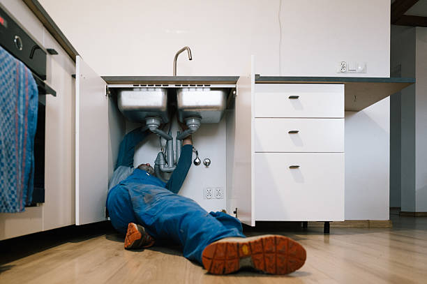 Professional Pipe Repair technician working in Island Park, NY